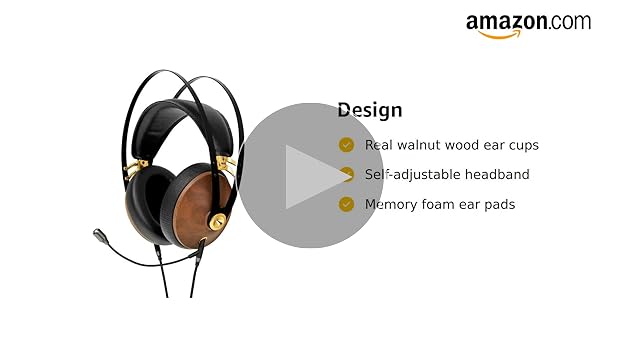 99 CLASSICS ウォルナットゴールド Meze Audio 99 Classics Headset Walnut Gold - High-Fidelity